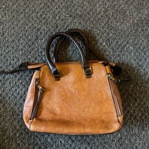 Source Unknown Vintage Elegant Tan Handbag